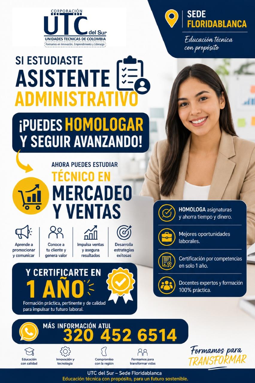 Homologar y seguir avanzando: Mercadeo y Ventas